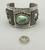 Sterling silver, gold and turquoise bracelet