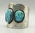 Sterling silver and Morenci turquoise  bracelet