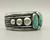 Natural turquoise and sterling silver bracelet