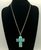 inlay cross necklace
