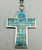 inlay cross necklace
