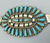 Petit point cluster concho belt