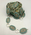 Petit point cluster concho belt