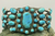 Turquoise cluster bracelet