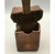 United States Indian Police leather cartridge box for your belt and also 3 old buttons marked US Indian Service
