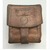United States Indian Police leather cartridge box for your belt and also 3 old buttons marked US Indian Service