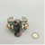 Vernon Begaye, Navajo, bracelet, sterling silver, rhodonite, spiny oyster, turquoise, modern, signed