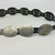 1980s, sterling silver, concho belt, black leather belt, Stamped sterling.