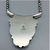 turquoise, cluster necklace, sterling silver, hallmarked, Ray Delgarito, Navajo.