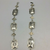 vintage,  concho belt, necklace and earring set, sterling silver, repousse