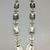 vintage,  concho belt, necklace and earring set, sterling silver, repousse