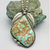 Royston, turquoise, sterling silver, hallmarked, pendant, necklace, vintage