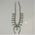 squash blossom necklace, sand cast naja, turquoise, sterling silver, vintage
