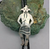 Hopi artist, McBride Lomyestewa, bolo, sterling silver, leather cord, hallmarked, mudhead kachina