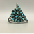 turquoise cluster bracelet, Hallmarked, arrowhead, vintage, sterling silver