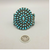 turquoise cluster bracelet, Hallmarked, arrowhead, vintage, sterling silver