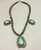 vintage turquoise and sterling silver necklace