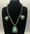 vintage turquoise and sterling silver necklace