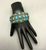 Turquoise cluster bracelet