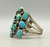 A Grand Vintage Turquoise Cluster Bracelet