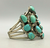 A Grand Vintage Turquoise Cluster Bracelet