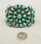 A Grand Vintage Turquoise Cluster Bracelet