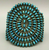 Fine turquoise cluster bracelet
