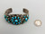 natural turquoise cluster bracelet