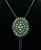 Turquoise cluster bolo tie