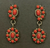 Coral Cluster Earrings