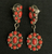 Coral Cluster Earrings