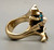 14k gold, turquoise, synthetic and pearl ring