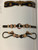 braided set of reins and hobbles, Luis Ortega, Vintage, Romal Reins and matching hobbles