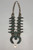 Elegant Circa 1940s Zuni Needle Point Squash Blossom Necklace