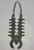 Elegant Circa 1940s Zuni Needle Point Squash Blossom Necklace