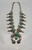 Large turquoise squash blossom