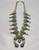 Large turquoise squash blossom