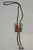 Coral and Turquoise and Claw Bolo Tie