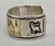 Detailed Sterling Silver and14k Gold Overlay Storyteller Bracelet