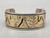 Detailed Sterling Silver and14k Gold Overlay Storyteller Bracelet