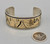 Detailed Sterling Silver and14k Gold Overlay Storyteller Bracelet