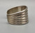 Sleek All Sterling Silver Cuff Bracelet by Thomas Curtis