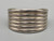 Sleek All Sterling Silver Cuff Bracelet by Thomas Curtis