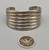 Sleek All Sterling Silver Cuff Bracelet by Thomas Curtis