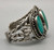 A Sweet Circa 1920s-30s Sterling Silver and Turquoise Bracelet