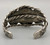 A Sweet Circa 1920s-30s Sterling Silver and Turquoise Bracelet
