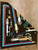 sand painting, textile, sand painting pictorial scene textile with Yeibachei figures, Navajo, weaving