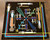 sand painting, textile, sand painting pictorial scene textile with Yeibachei figures, Navajo, weaving