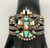 Circa 1940s Zuni Inlay Knifewing Bracelet