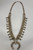 Splendid Sterling Silver Box Bow Squash Blossom Necklace